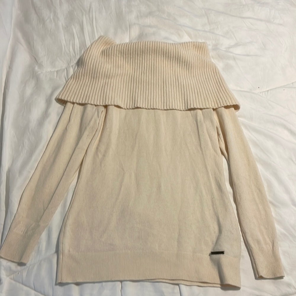 Michael kors cream knit sweater